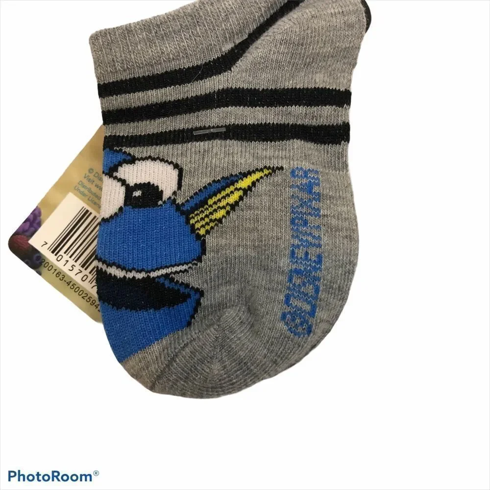 Brand New Lot of Toddler‎ Boys Socks Dory and Plain